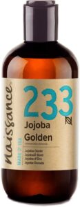 Naissance,Cold Pressed,Golden,Jojoba Oil,250ml,Pure,Natural,Unrefined,Vegan,Hexane Free,GMO free,Aromatherapy,Massage,Base Oilhow to use,jojoba oil,benefits,uses,hair,nails,skin,natural,essential oils
